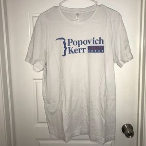 🔴 Men’s Large NBA Popovich Kerr 2020 T-Shirt